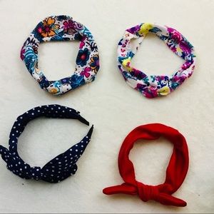 BEAUTIFUL SET OF 4 HEADBANDS